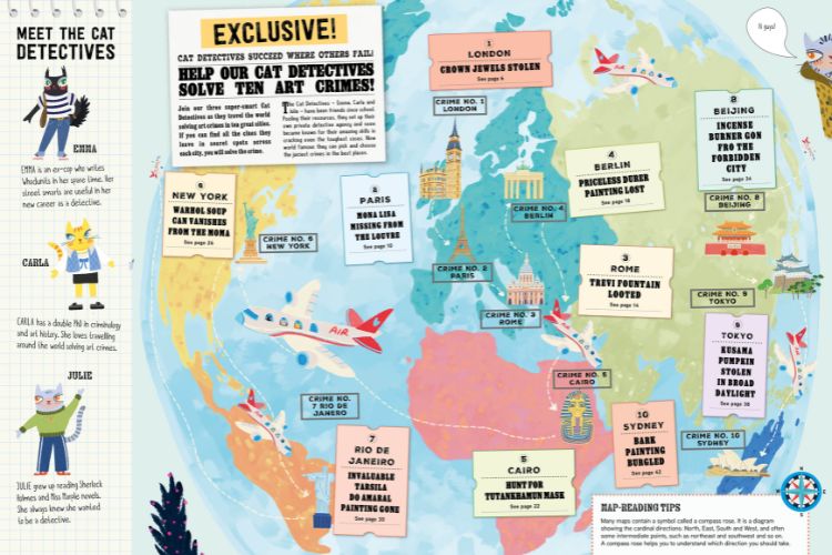 cat detectives solve art crimes in ten great cities (3)